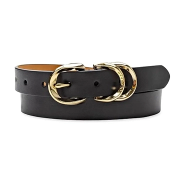 Cole Haan Metal Loop Skinny Dress Belt